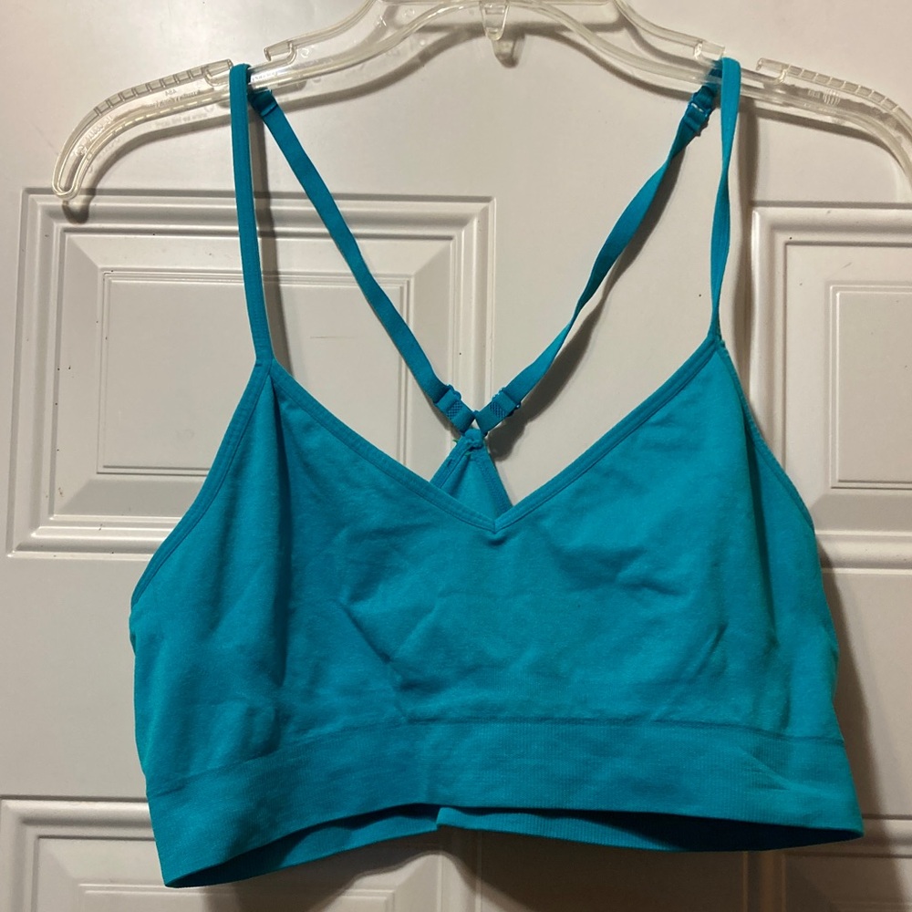 Women's Blue Strappy Bralette L‎